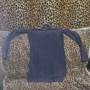 Blue/ Purple Long Sleeve Turtleneck Dress.